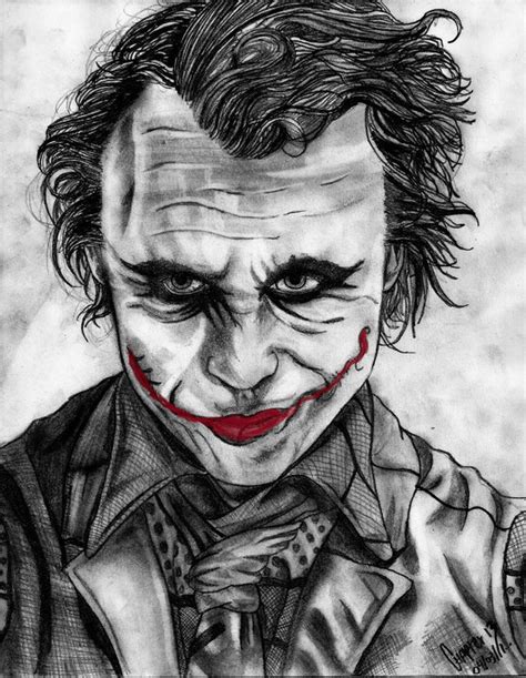 10 Dibujos A Lápiz Del Joker Dibujos A Lapiz