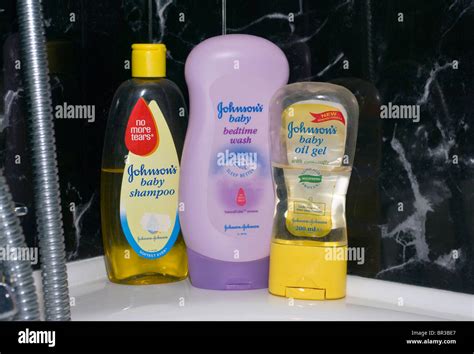Johnsons Baby Hair And Skin Products Stock Photo Alamy