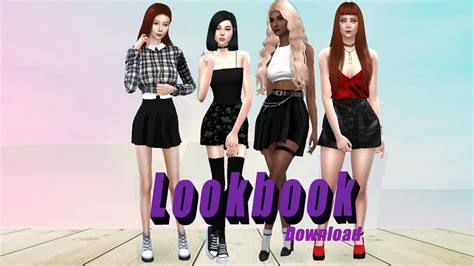 The Sims 4 Lookbook Cc Download Youtube