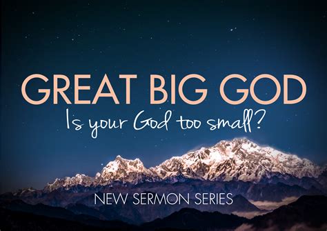 Great Big God Graphic Copy Hope Church Corby