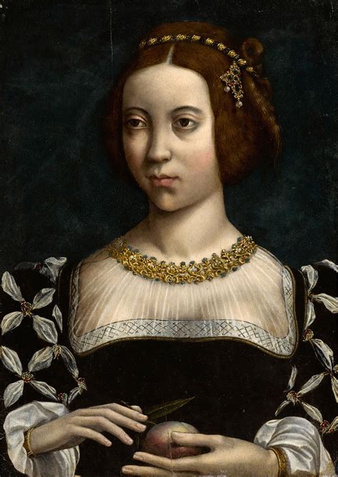Portrait Of Empress Isabella Of Portugal