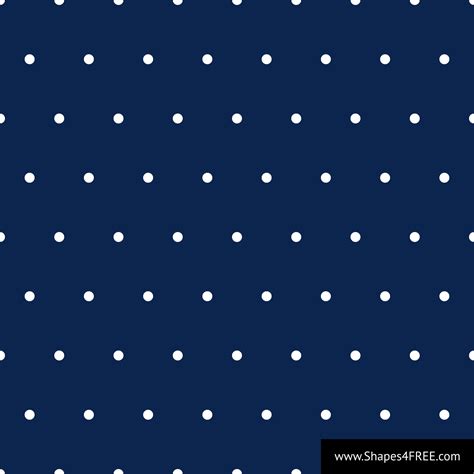 Navy Blue Polka Dot Vector Pattern Shapes4free