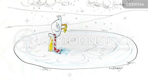 Icy Lake Cartoons And Comics Funny Pictures From Cartoonstock