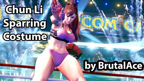 SFV Mods Chun Li Sparring Costume By BrutalAce YouTube