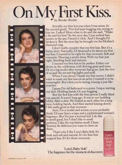 Pin By Kv On Vintage Advertising Brooke Shields Old Ads Loves Baby Soft