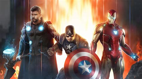 Avengers Trinity Wallpapers Wallpaper Cave
