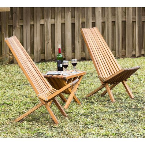 10 Wood Patio Lounge Chairs