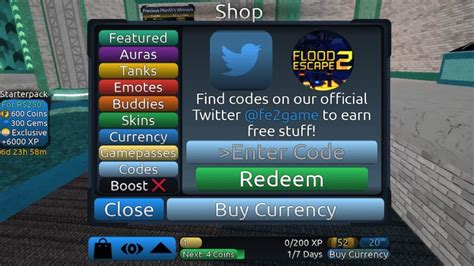 Roblox Flood Escape 2 Codes August 2022 Pro Game Guides