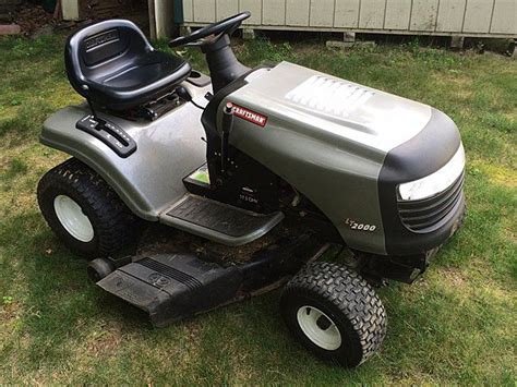 2000 Craftsman Riding Mower Recommendations