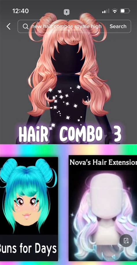 An Iphone Game With Two Different Avatars And The Text Hair Combo 3