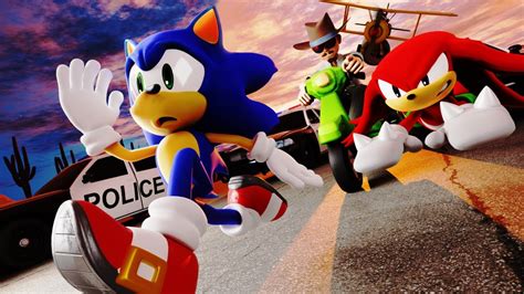 Sonic Runs From The Police Sasso Studios Youtube