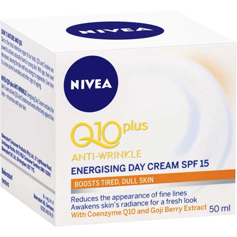 Nivea Q10 Plus Anti Wrinkle Energising Day Cream Spf 15 50ml Big W