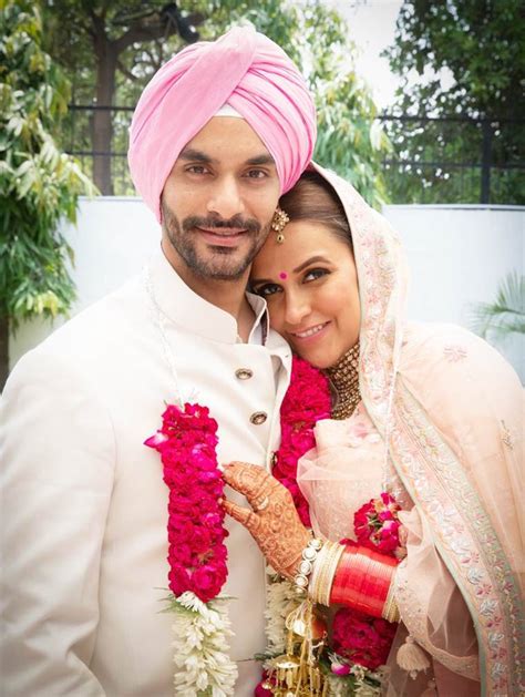 Neha Dhupia Ties The Knot With Angad Bedi The Indian Express
