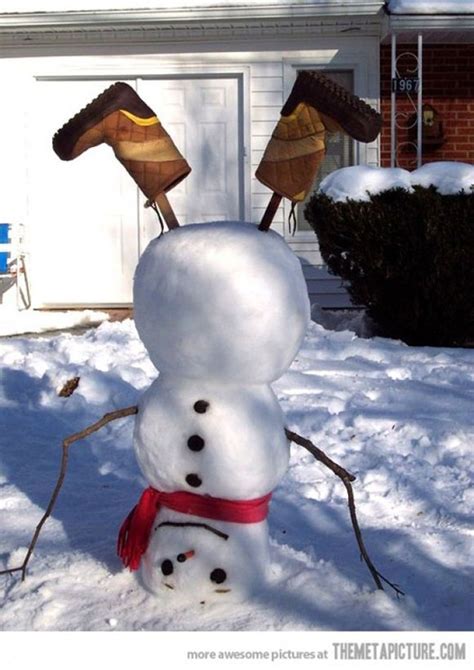 Most funny & creative snowman ideas you haven't seen before. Pinterest And Snow Make For Some Creative Snowmen Pictures ...