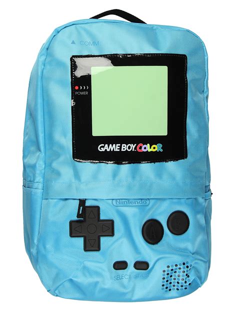 Nintendo Game Boy Backpack Teal Computer Laptop Bag