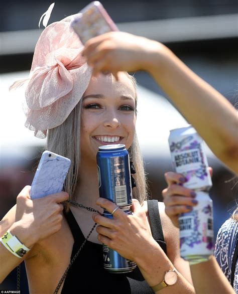 Worse For Wear Revellers Hit Flemington For Oaks Day Daily Mail Online