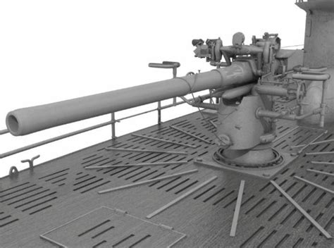 132 Uboot 88 Cm Sk C35 Naval Deck Gun Hdbbejnqg By Distefan