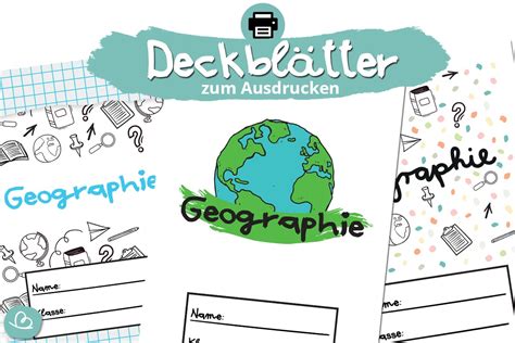 Deckblatt Geographie 3 Deckblatt Deckblatt Schule Aus