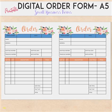 The Best Custom Order Form Template Free In 2023 Sampletemplates