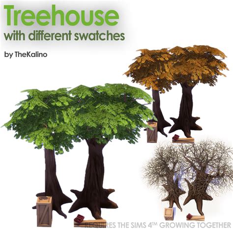 Treehouse With Swatches The Sims 4 Build Buy Curseforge