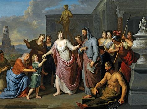 Olympia Presenting The Young Alexander The Great To Aristotle Painting