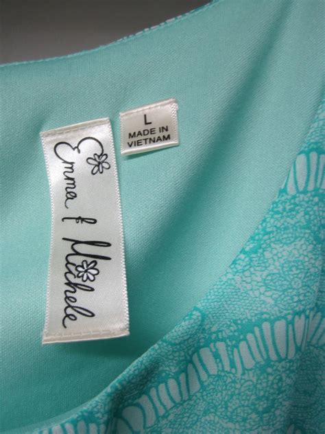 Emma And Michelle Sz Large Minty Green And White Faux Wrap Dress New W Tags