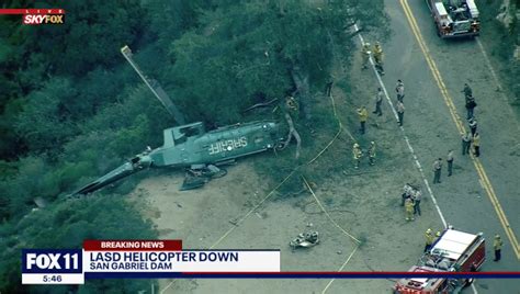 La County Sheriffs Department Representative Doctor Survives Helicopter Crash Dariknewsusa
