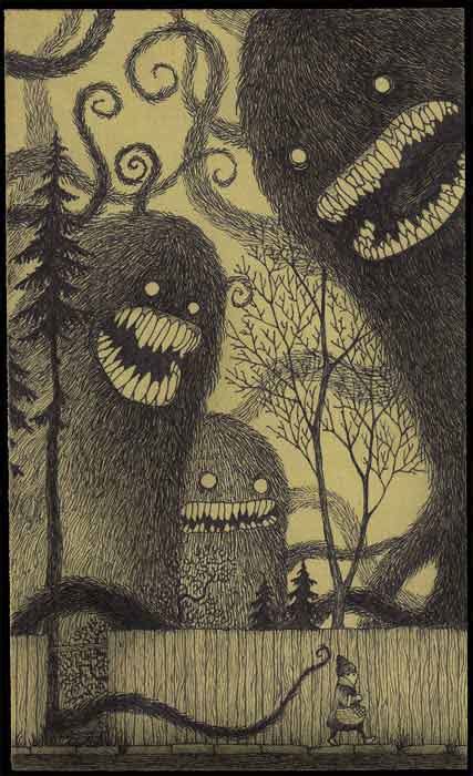 The Post It Monsters Of John Kenn Mayhem And Muse