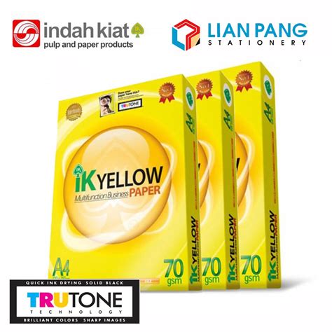 Trutone technology app 1st in the world who developed trutone. IK A4 Paper 70gsm Indah Kiat (450/500 sheets) | Shopee ...