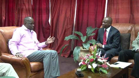 pm roosevelt skerrit tells lara he is pleased that he came so soon after elections youtube