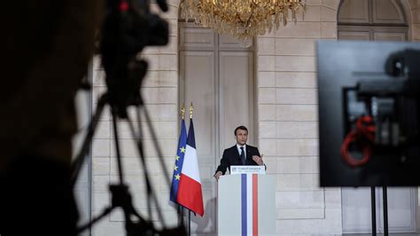 Eyeing Re-election, Macron Walks a Tightrope Above Swirling Crises in ...