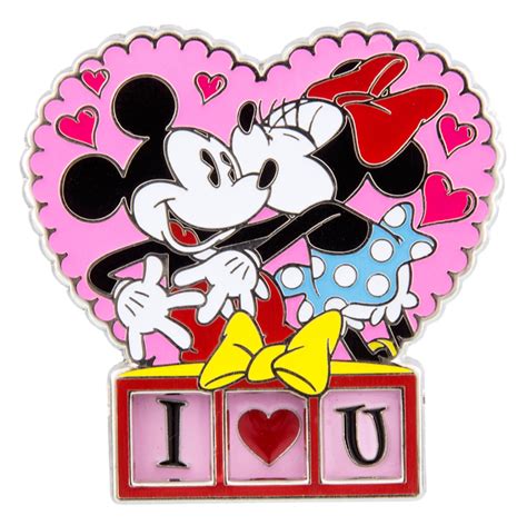 Mickey And Minnie I Love U Disney Pin My Disney Shop