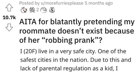 Shes Pretending Her Roommate Doesnt Exist Because Of A Prank Is She Wrong Twistedsifter