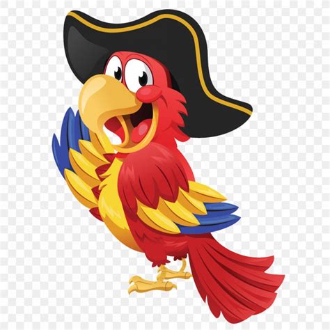 Pirate Parrot Piracy Clip Art Png 1000x1000px Parrot Art Beak