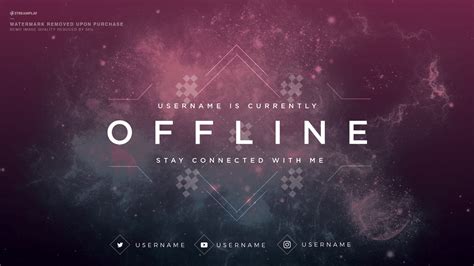 Singularity Offline Banner Twitch Streaming Setup Overlays Twitch