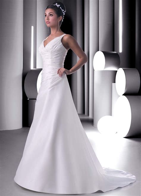 Plain Elegant White Wedding Dress Designs Wedding Dresses Simple