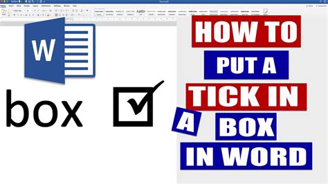 How Do I Put A Check Mark Box In Word Printable Templates
