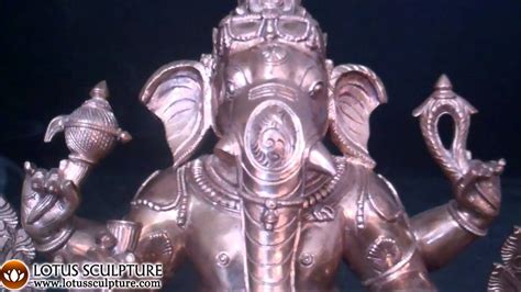 Panchaloha Bronze Lakshmi Ganesh Statues Youtube