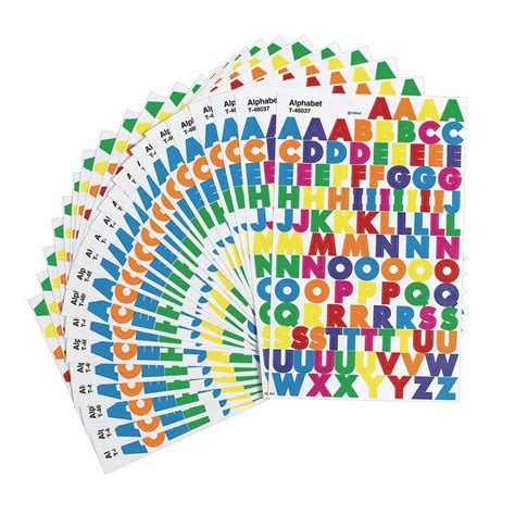 Alphabet Stickers 24 Sheets