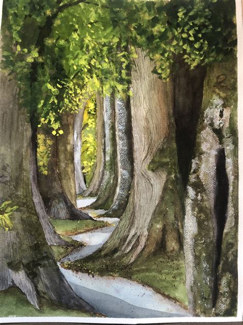 Winding Path In 2020 Paths Watercolor