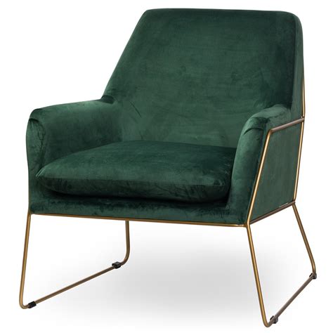 Green Velvet Club Chair Velvet Chair Velvet Armchair Armchair