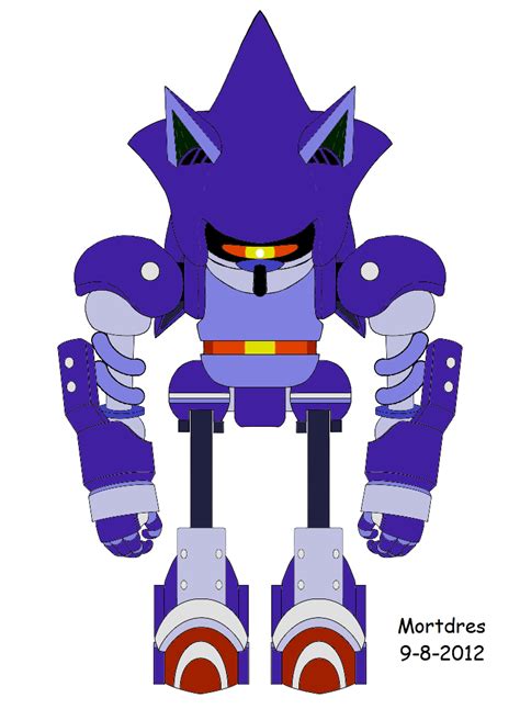 Mecha Sonic Frontal By Mortdres On Deviantart