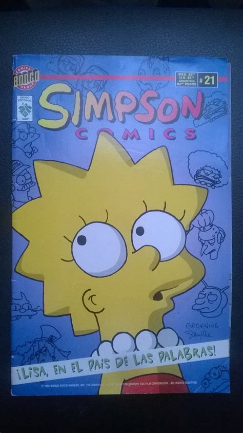 Simpson Comics No21 Lisa En El País De Las Palabras 2500 En