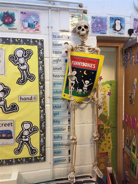You Need A Skeleton To Finish Off Your Funnybones Book Display
