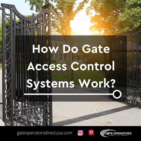 How Do Gate Access Control Systems Work Gate Operators Gate