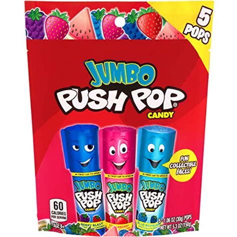 Push Pop Candy Assortment In Bulk 12 Ounce Pack Of 24 Buy Online In