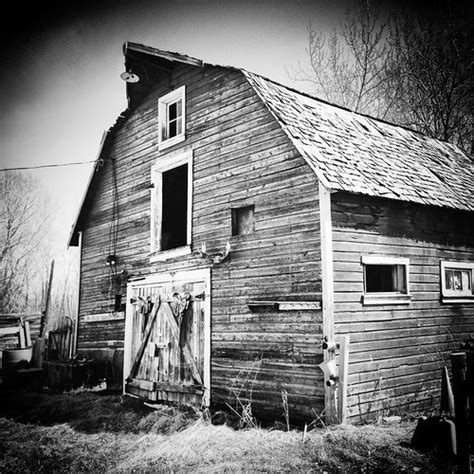 Haunted Old Barn Old Abandoned Barn In Rural Alberta Wandering