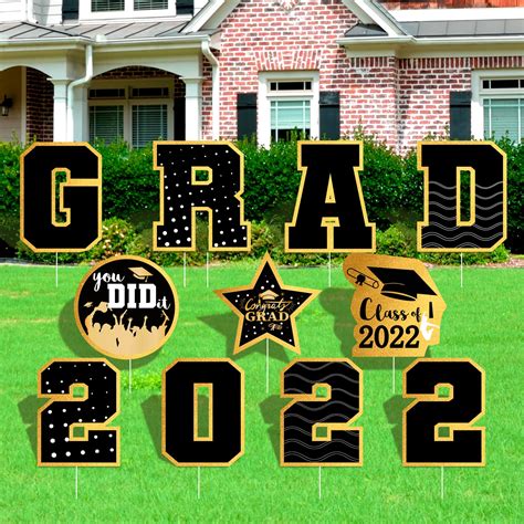 Buy Annecy Graduation Yard Sign Class Of 2022 Congrats Grad Yard Sign