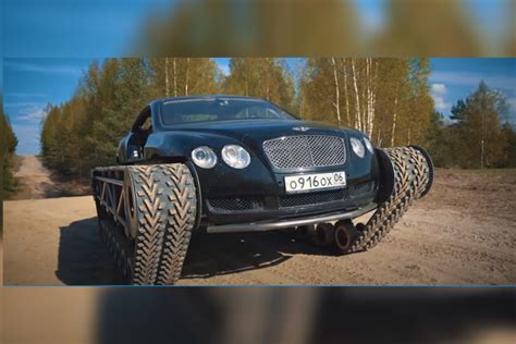 This Russian Modified Bentley Continental Gt With Tank Tracks Is Truly