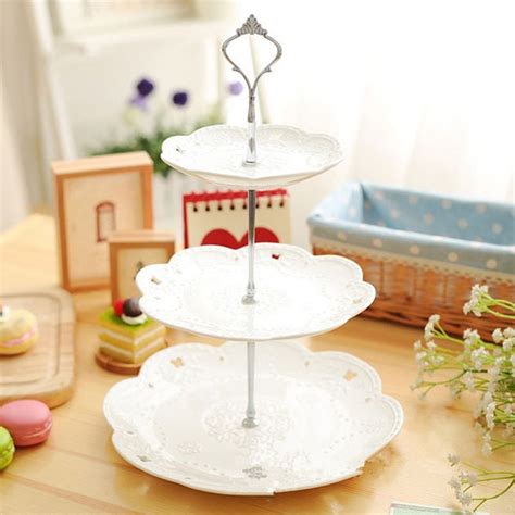 New Cake Plate Stand Handle Fitting Hardware Rod Plate Stand Gold